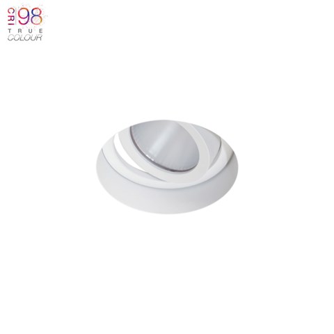 Image of Eiger 1-R Round Adjustable Plaster In LED Downlight