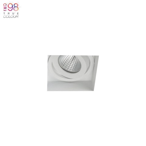 Image of Eiger Mini 1-S Square Adjustable Plaster In LED Downlight