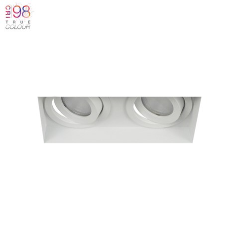 Image of Eiger Mini 2 Twin Adjustable Plaster In LED Downlight