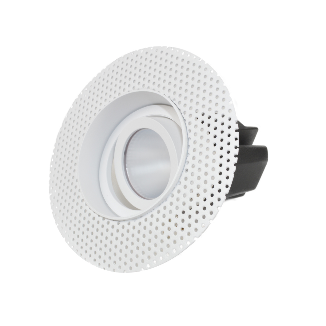 Eiger 1-R Round Adjustable Plaster In LED Downlight Image number 4