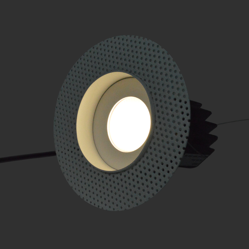 Eiger 1-R Round Adjustable Plaster In LED Downlight Image number 11
