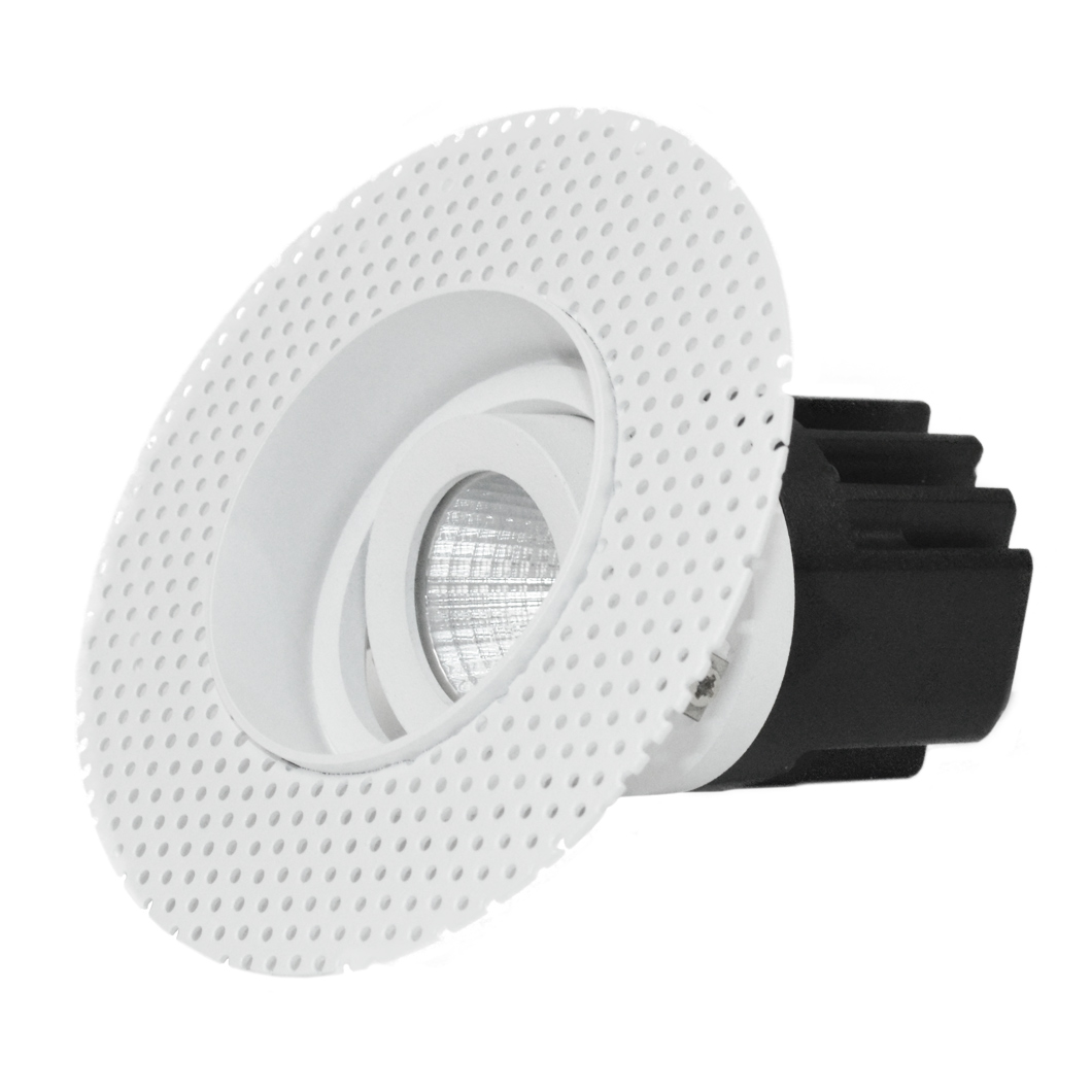 Eiger Mini 1-R Round Adjustable Plaster In LED Downlight Image number 6