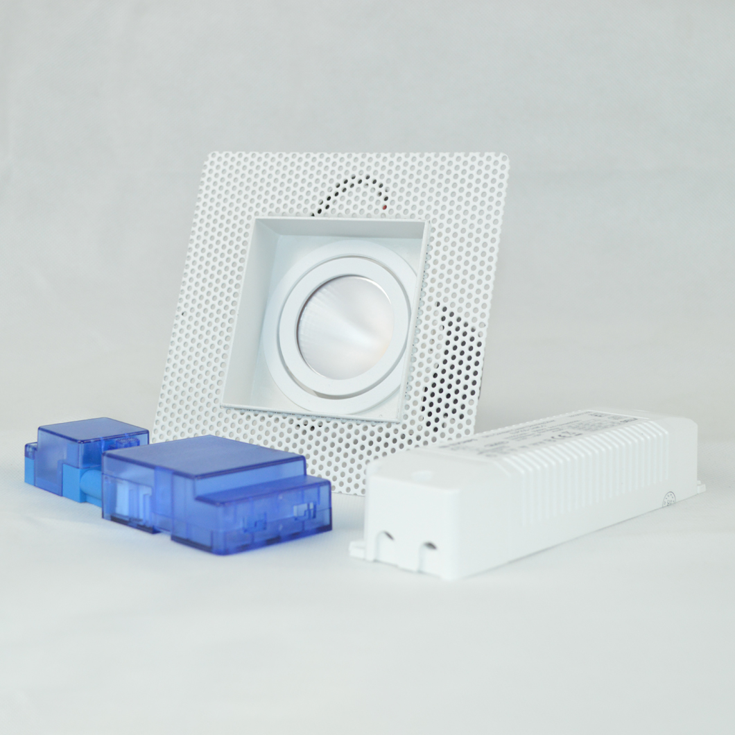 Eiger 1-S Square Adjustable Plaster In LED Downlight Image number 13