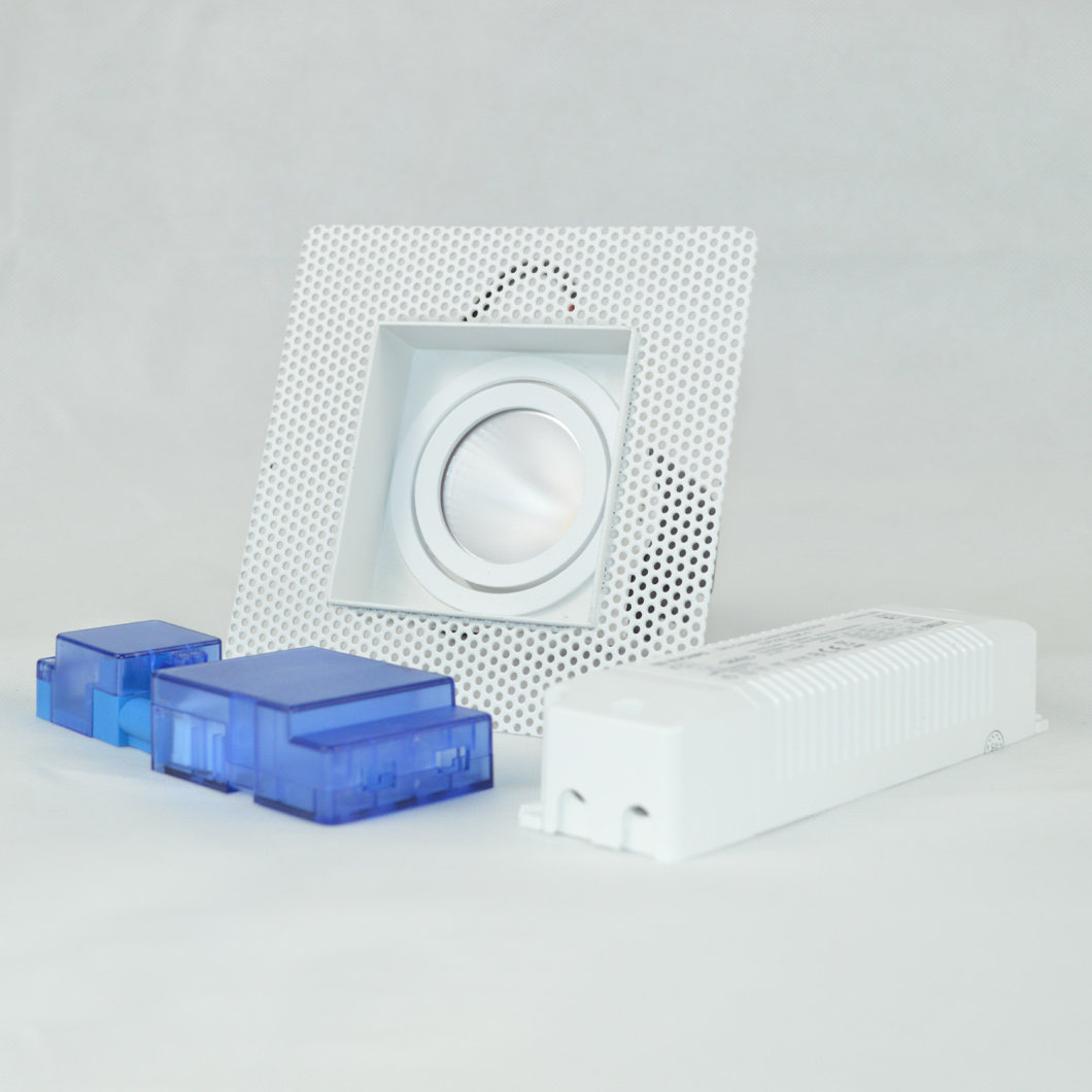 Eiger 1-S Square IP65 Fixed Plaster In LED Downlight Image number 8