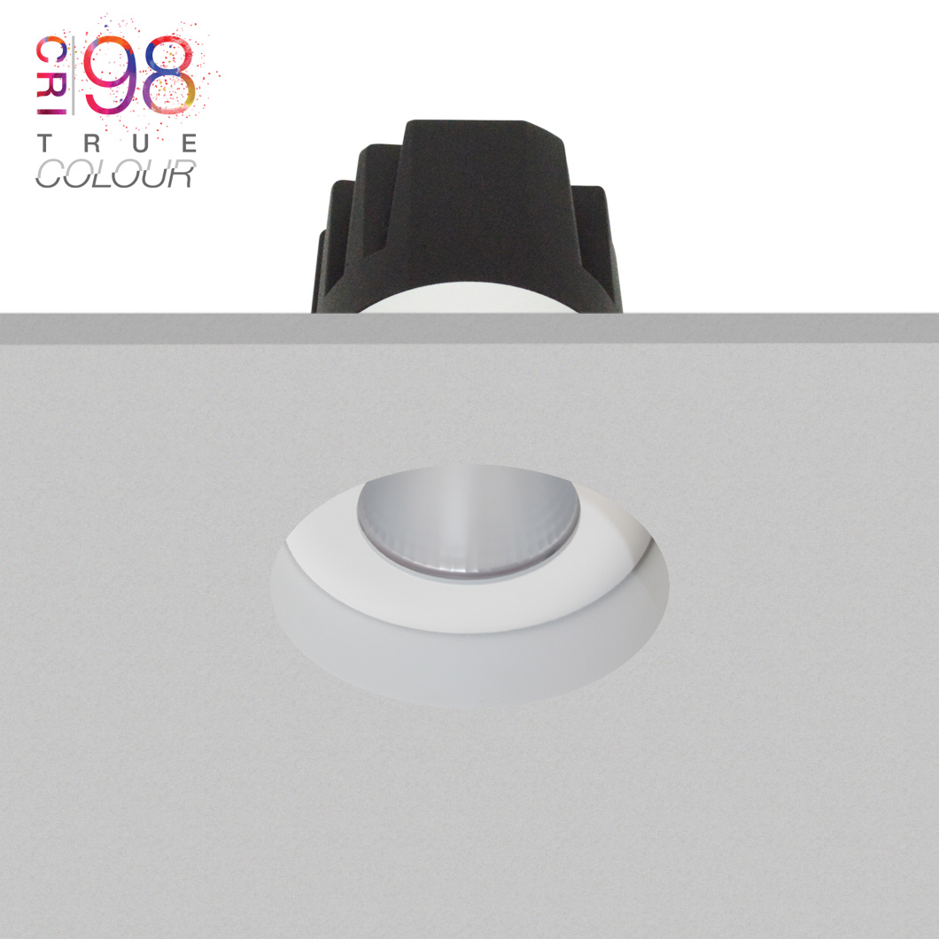 Eiger 1-R Round IP65 Fixed Plaster In LED Downlight Image number 2