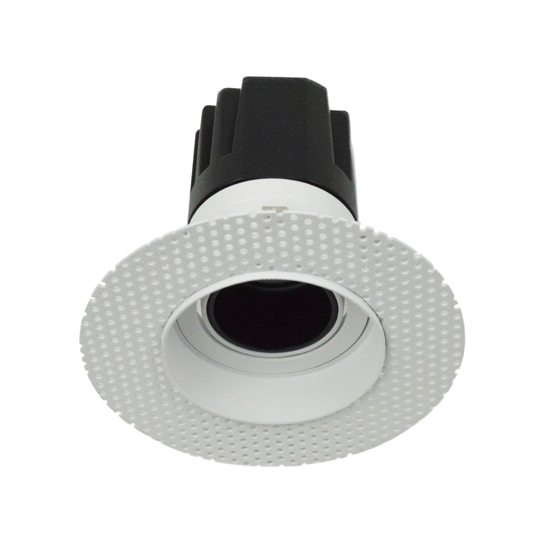 Andes 1-R Round Adjustable Plaster In LED Downlight Image number 4