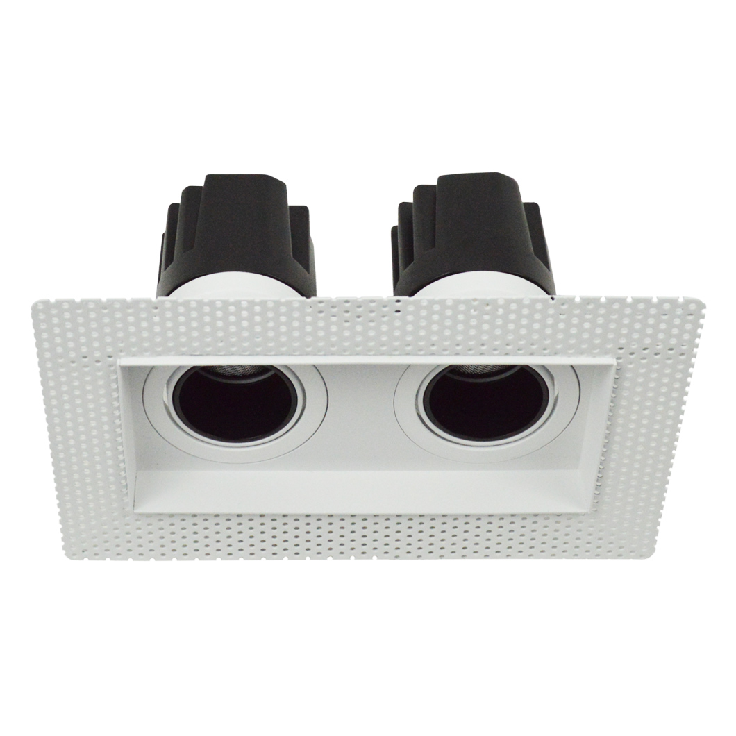 Andes 2 Twin Adjustable Plaster In LED Downlight Image number 4