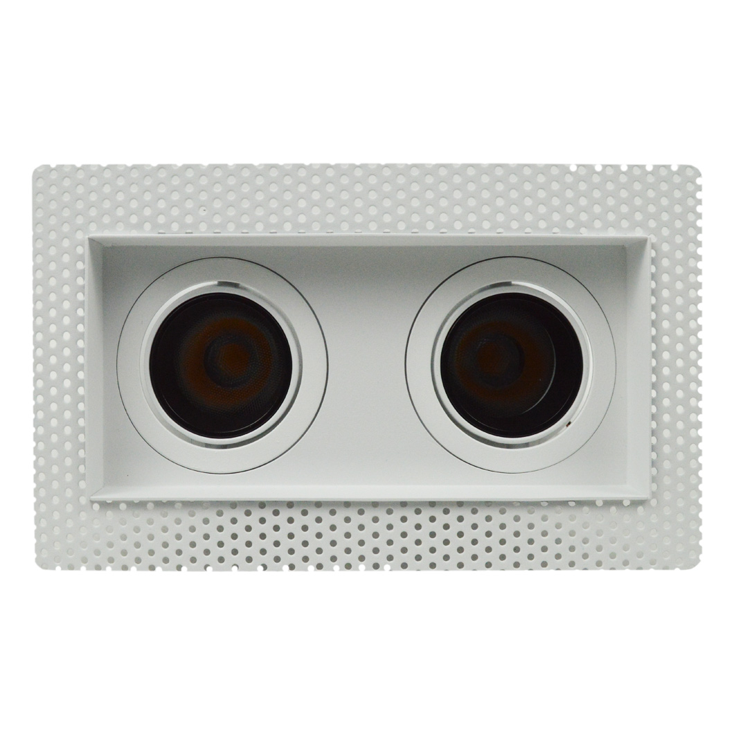Andes 2 Twin Adjustable Plaster In LED Downlight Image number 5