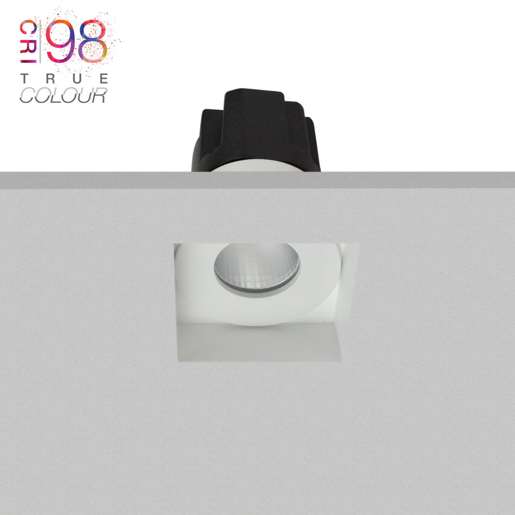 Eiger Mini 1-S Square IP65 Fixed Plaster In LED Downlight Image number 3