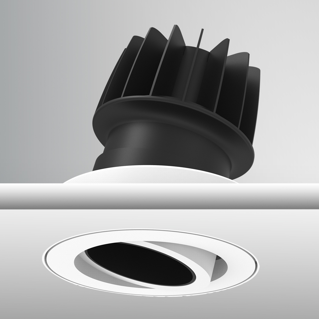 Atlas Adjustable Plaster In LED Downlight Image number 5