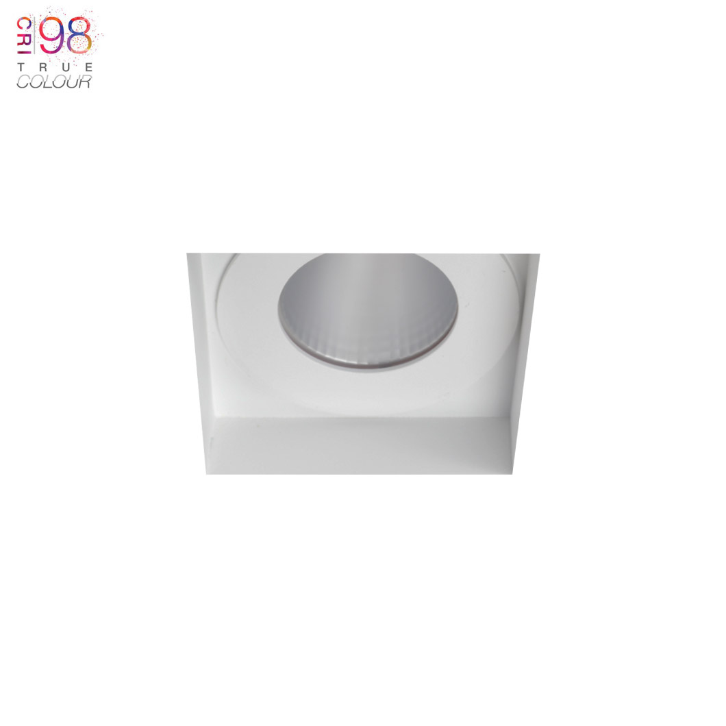Eiger 1-S Square IP65 Fixed Plaster In LED Downlight Image number 1