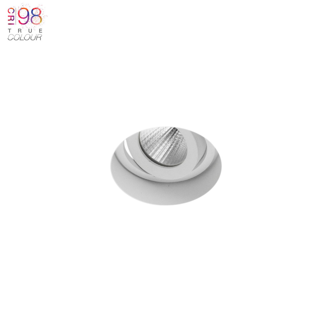 Eiger Mini 1-R Round Adjustable Plaster In LED Downlight Image number 1