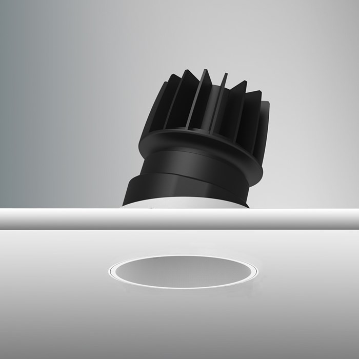 K2 Round Adjustable Plaster In LED Downlight Image number 4