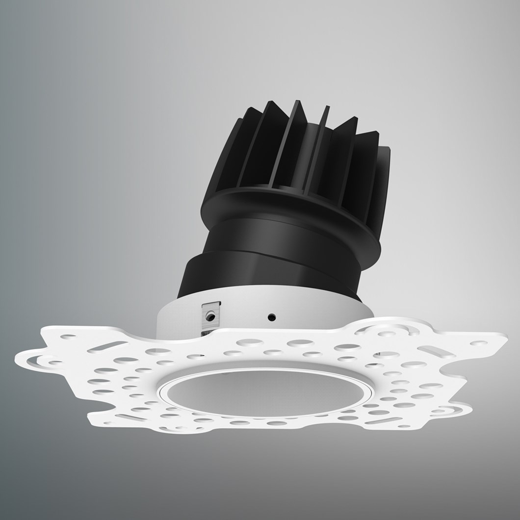 K2 Round Adjustable Plaster In LED Downlight Image number 3