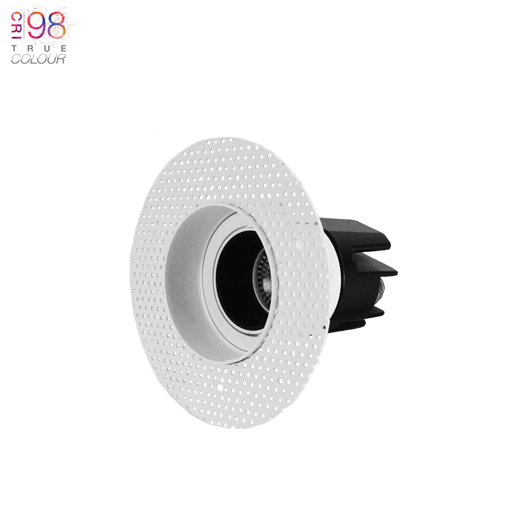 Andes Mini 1-R Round Adjustable Plaster In LED Downlight Image number 3