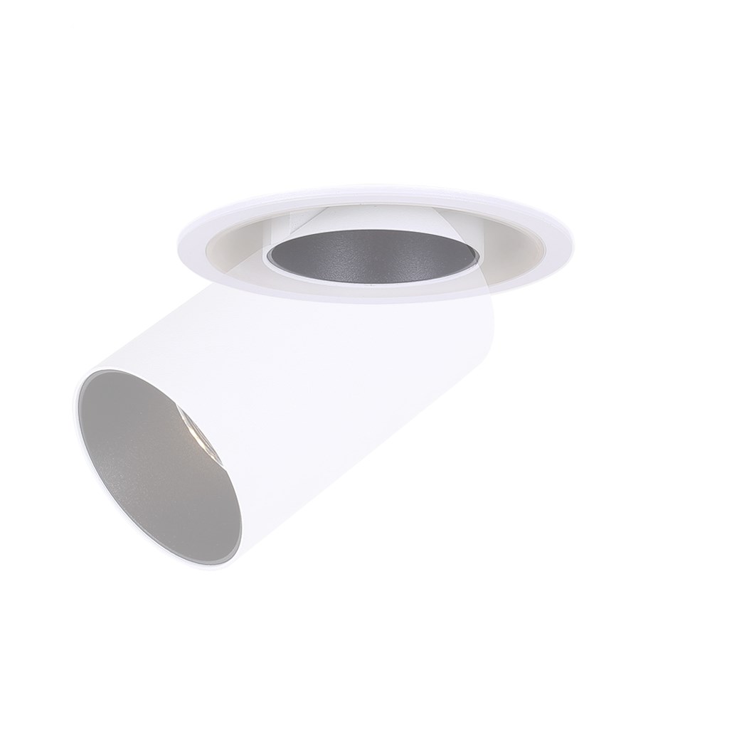 Alps Tele 15W True Colour CRI98 LED Adjustable Pull Out Recessed Spot Light With Trim Image number 2